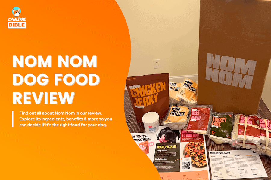 nom nom dog food review