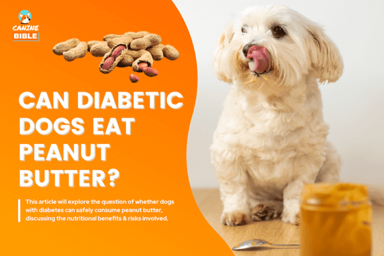 can diabetic dogs eat peanut butter