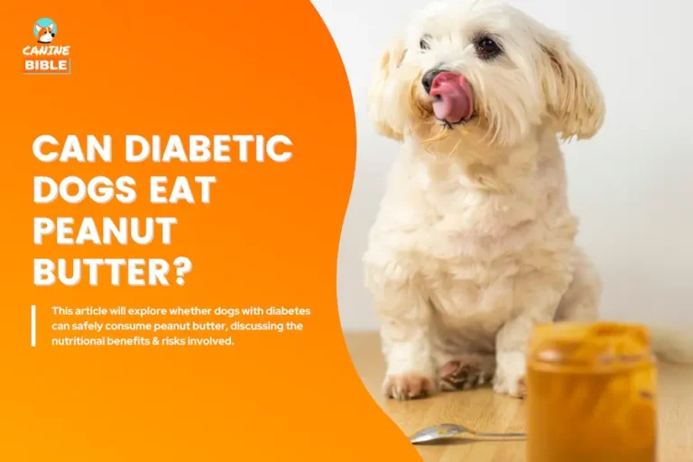 can diabetic dogs eat peanut butter