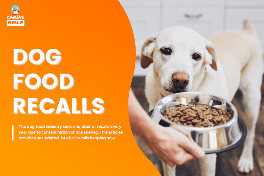 Dog Food Recalls 2023: What Dog Food Is On Recall Right Now? [UPDATED] -  Canine Bible