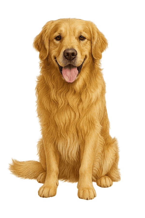 Golden retriever dog