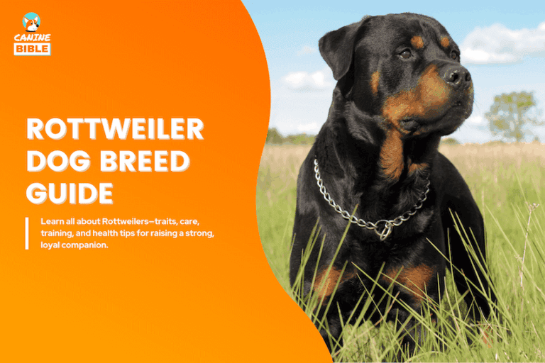 Rottweiler Dog Breed Information: Traits, Facts, Care & More