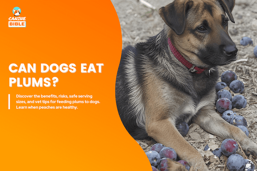 can dogs eat plums