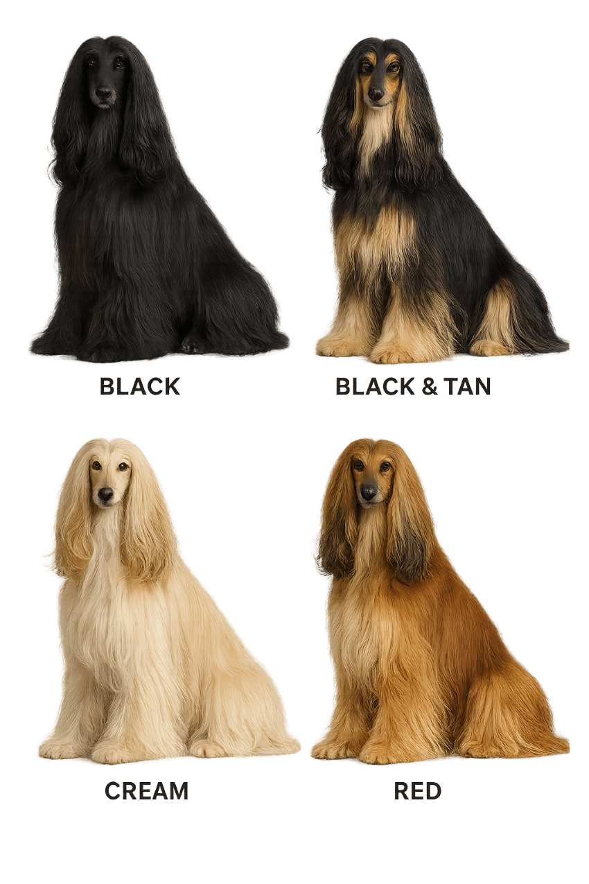 Afghan Hound Colors