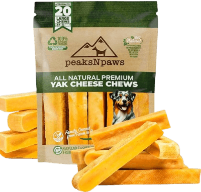 PeaksNPaws Premium Yak Cheese Dog Treats