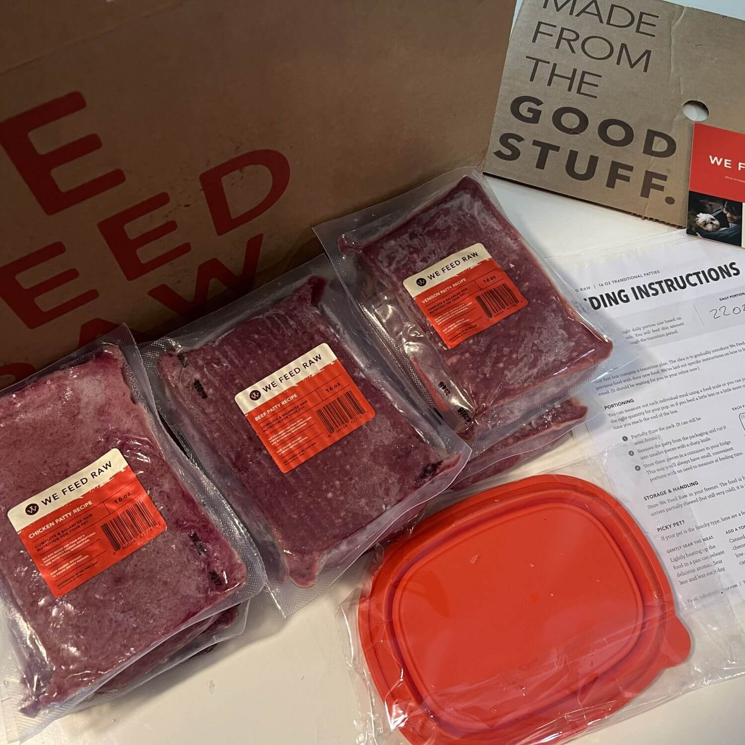 We Feed Raw Unboxing 1