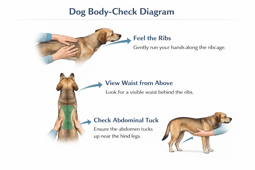 dog body check