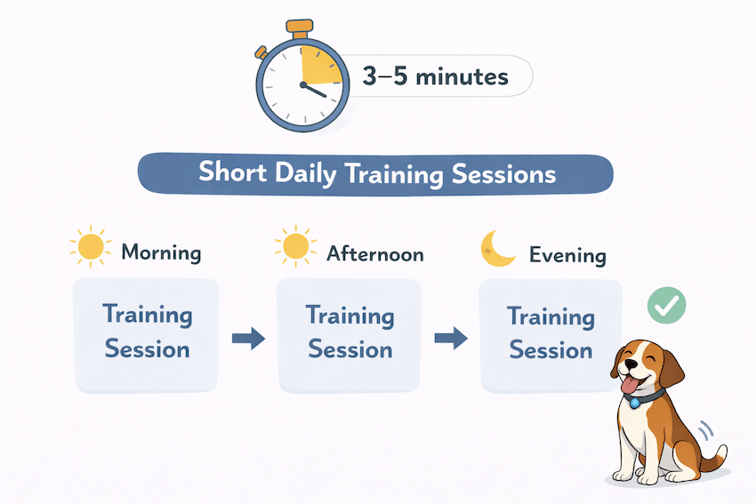 dog training step 4