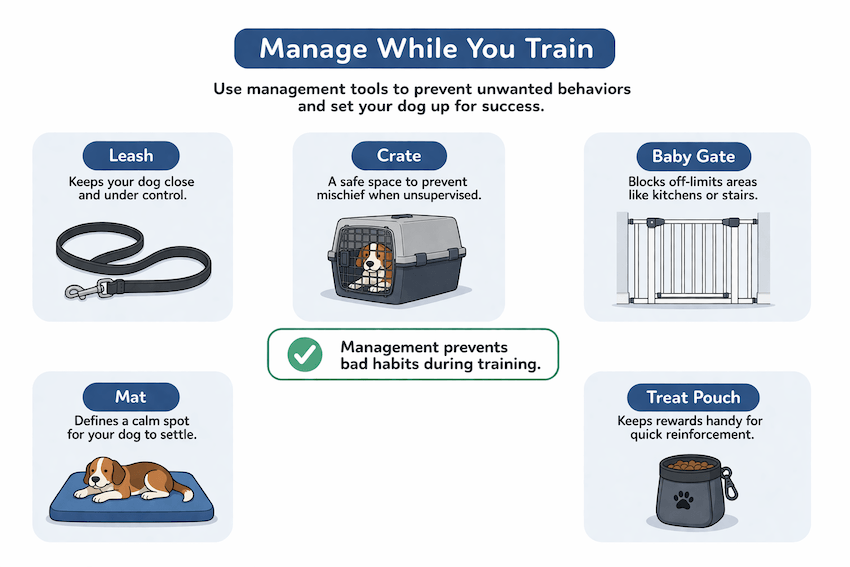 dog training step 7