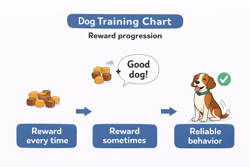 dog training step 8