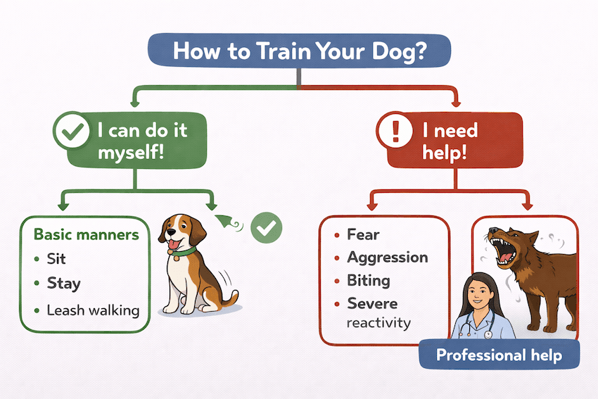 dog training step 9
