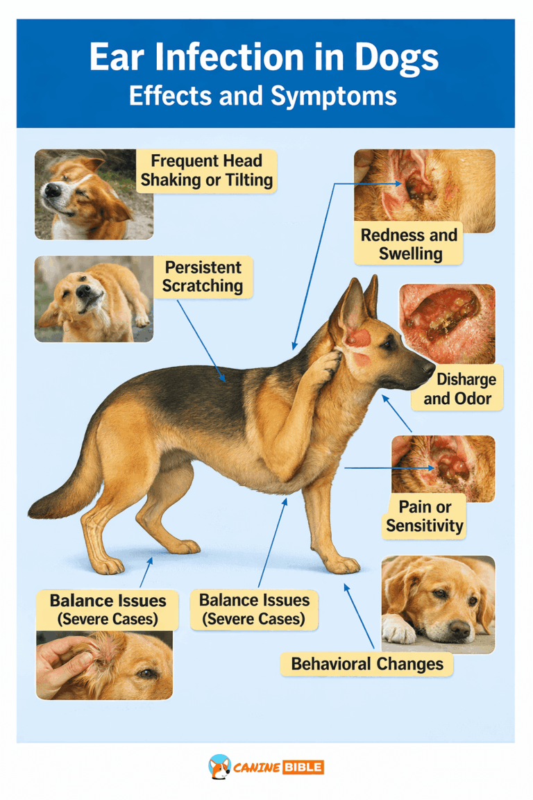 Ear Infection In Dogs: Symptoms, Types, Causes, Signs & Prevention