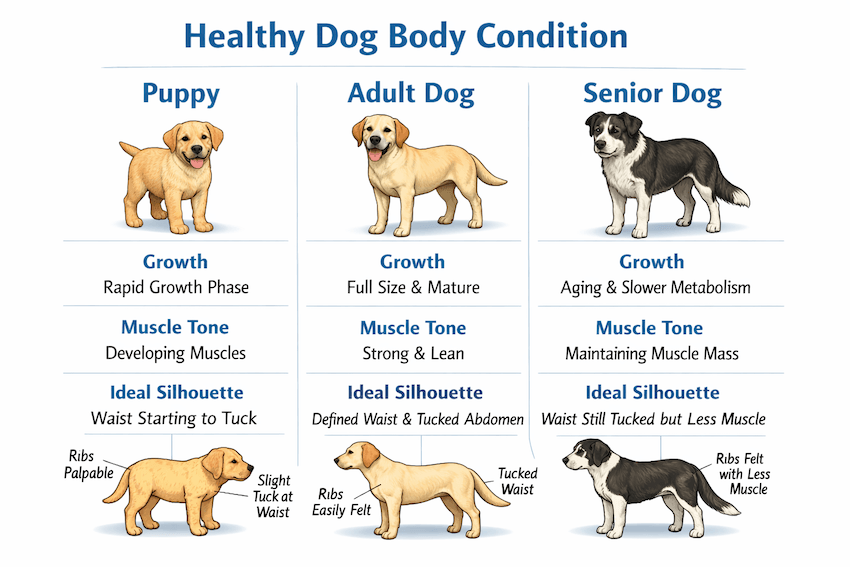 healthy dog body condition