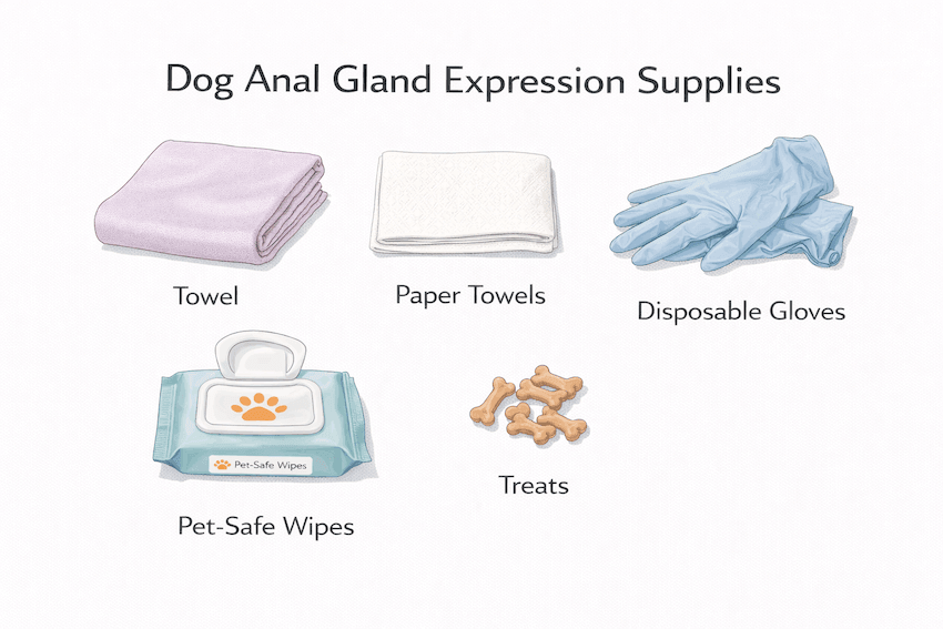 supplies dog anal gland