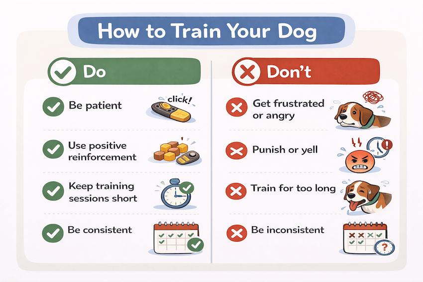 training dogs dos and don'ts