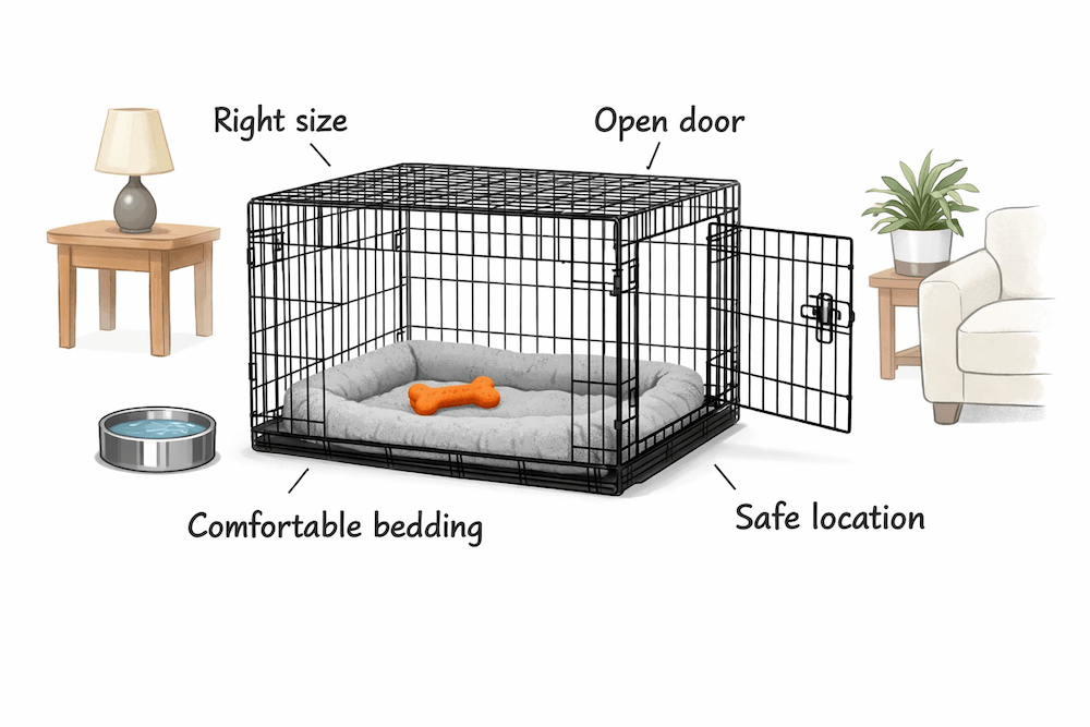 Ideal dog crate setup guide