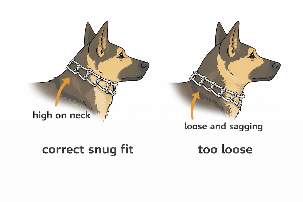 collar placement guide for dogs