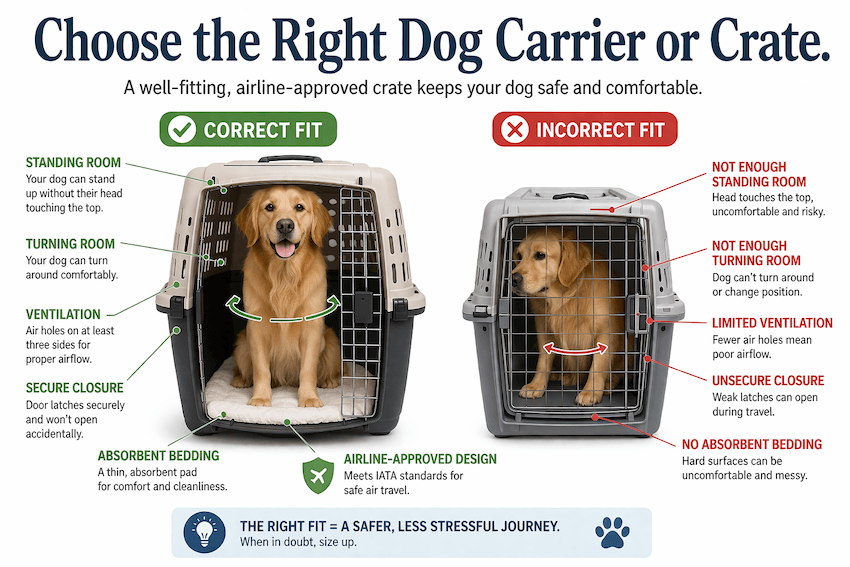 Choosing the right dog carrier