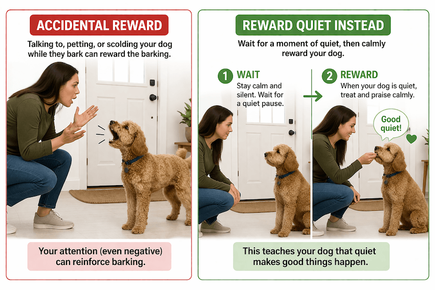 accidental rewards vs rewarding quiet
