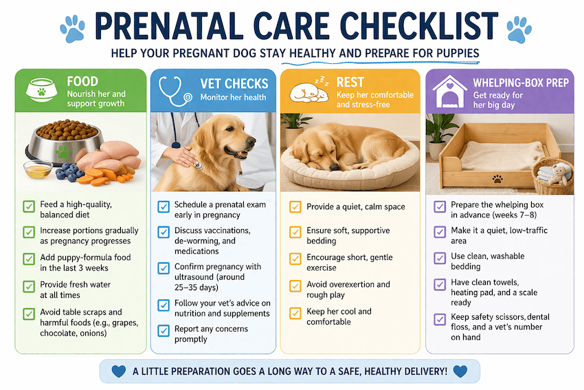 caring for pregnant dogs