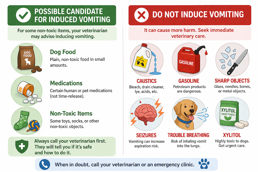 induced vomitting guidance