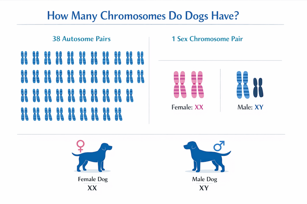 number of dog chromosomes
