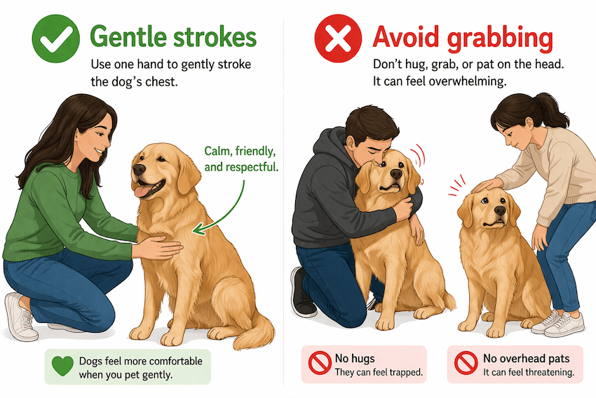 petting tips for a happy dog