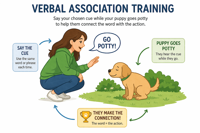 puppy potty training step 3
