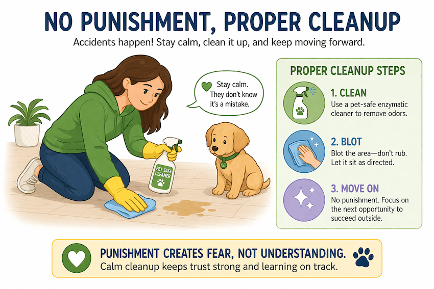 puppy potty training step 7