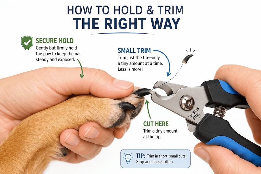 trimming dog nails