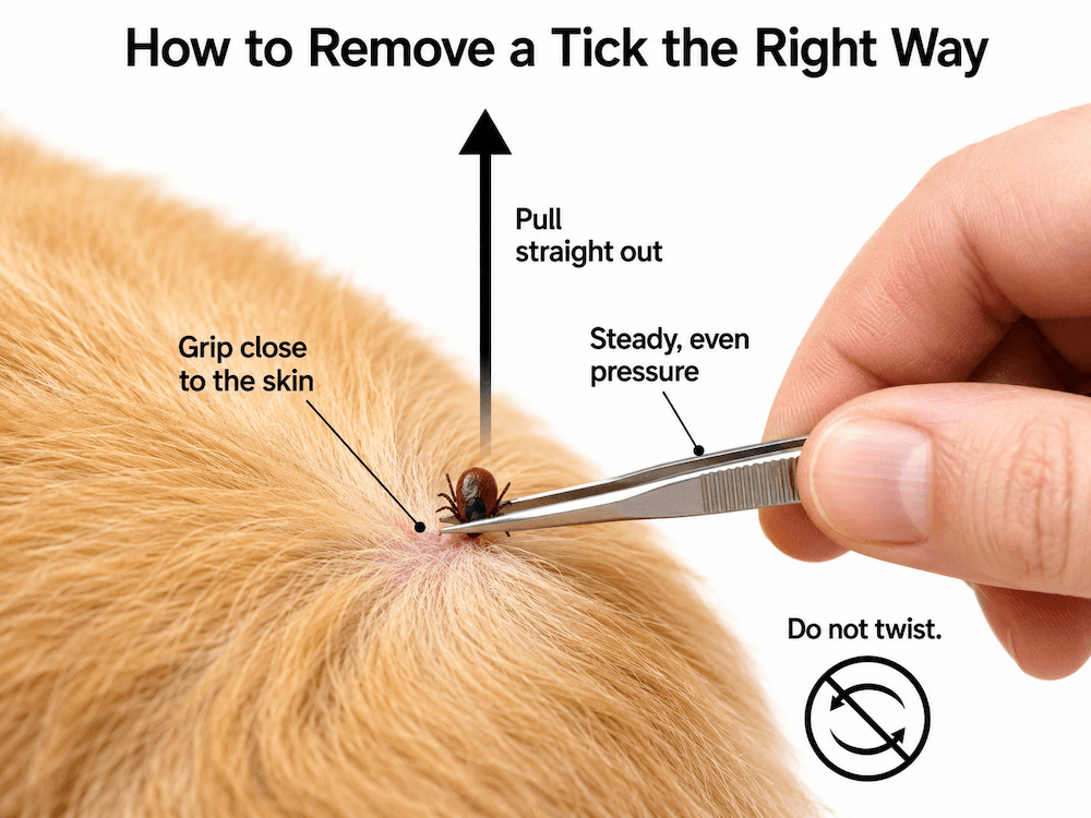 How to remove a tick properly