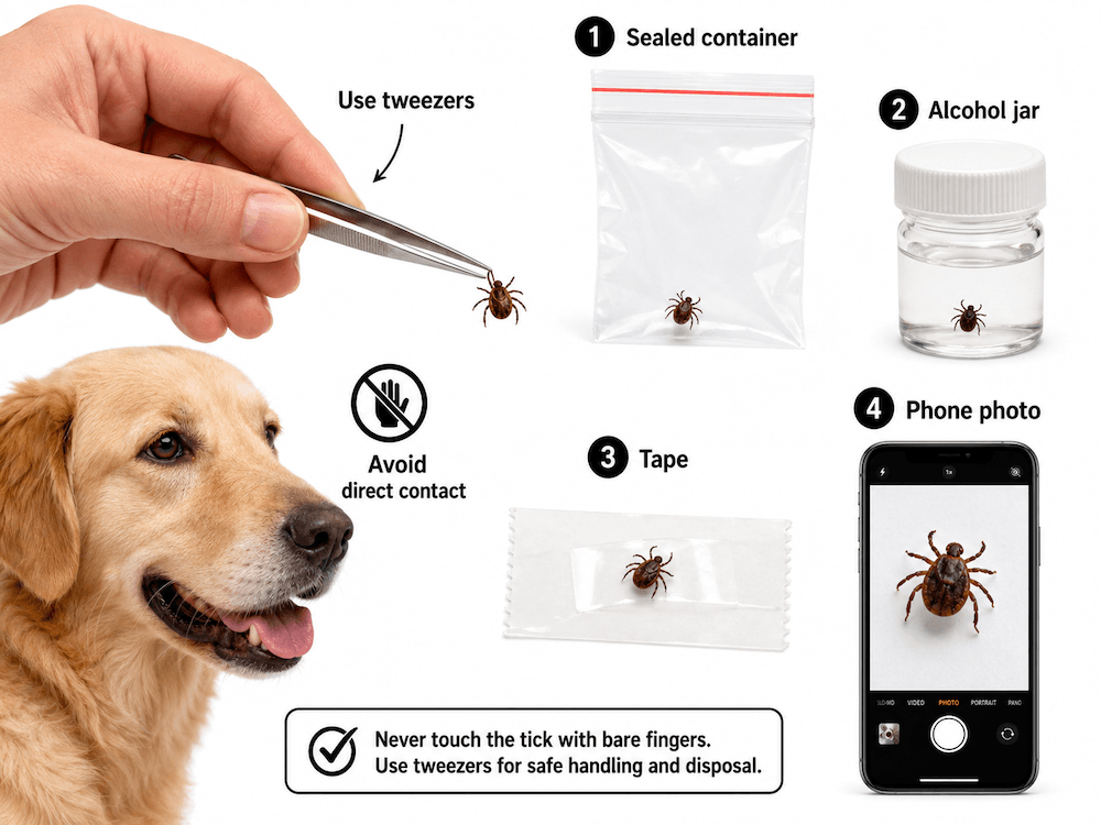 Tick removal and disposal guide