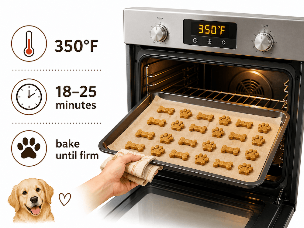 Bake until firm