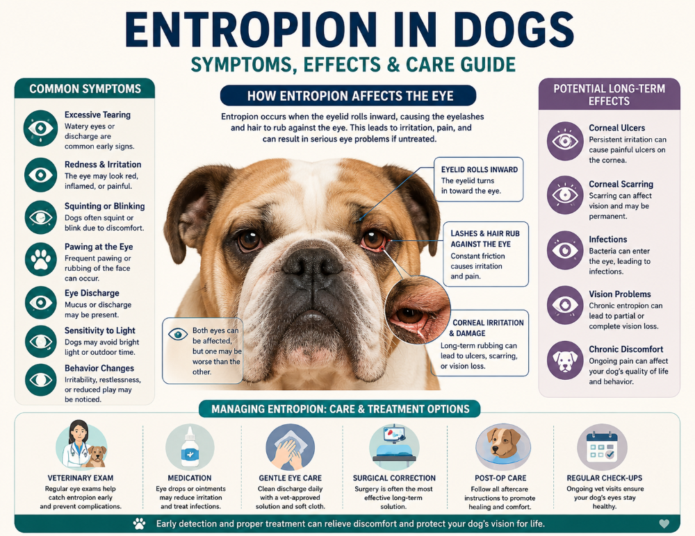 dog Entropion symptoms