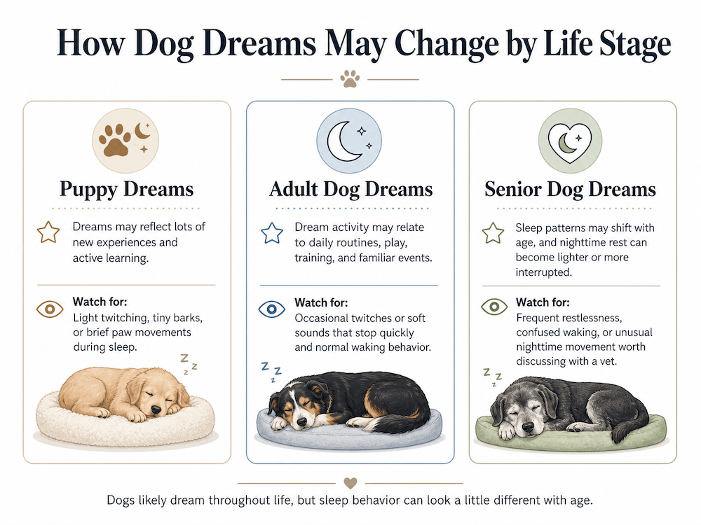 dog dreams by lifestage