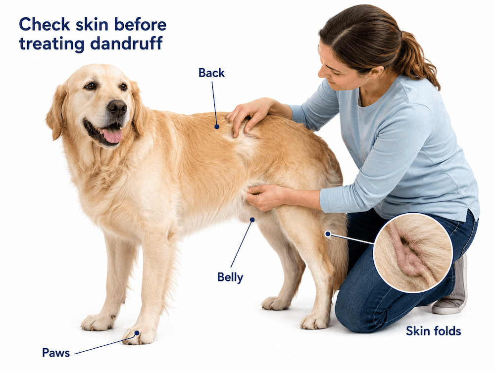 Pet care skin examination guide