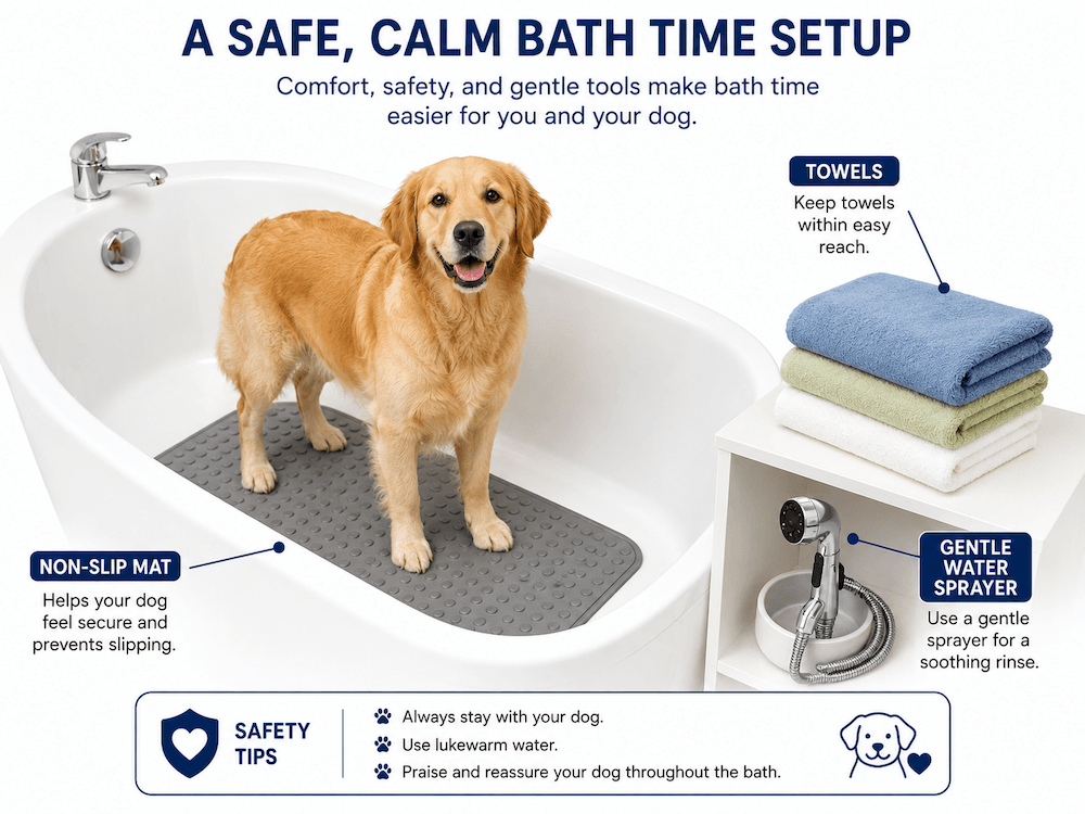 calm bath setup