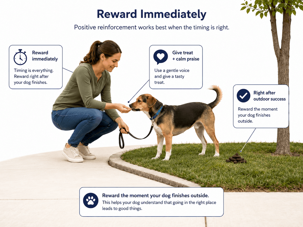 Rewarding good behavior in training