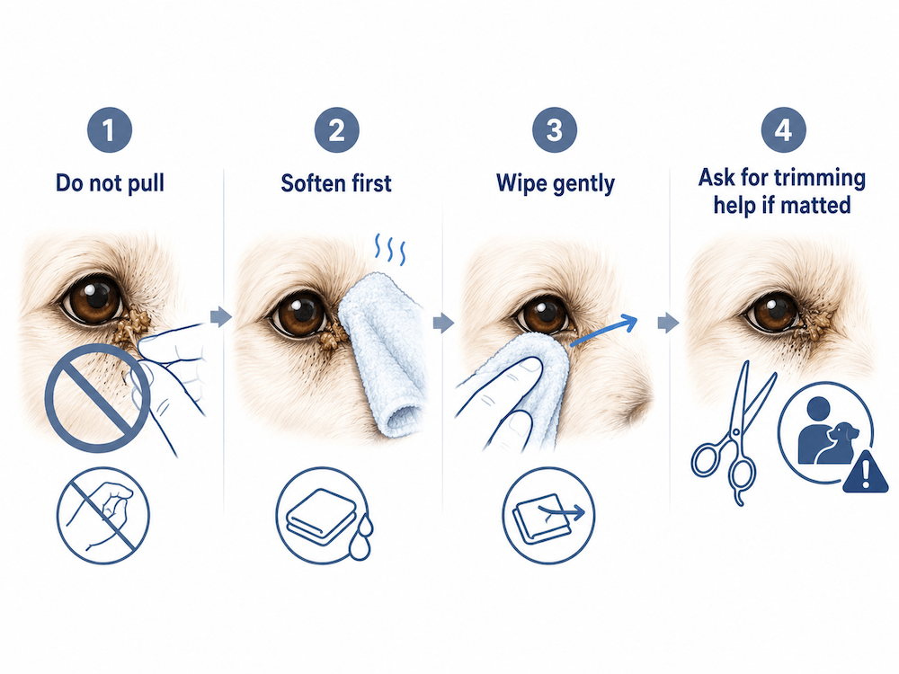 4-step dog eye care guide