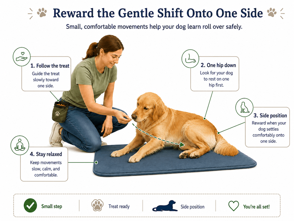 Rewarding a calm side shift