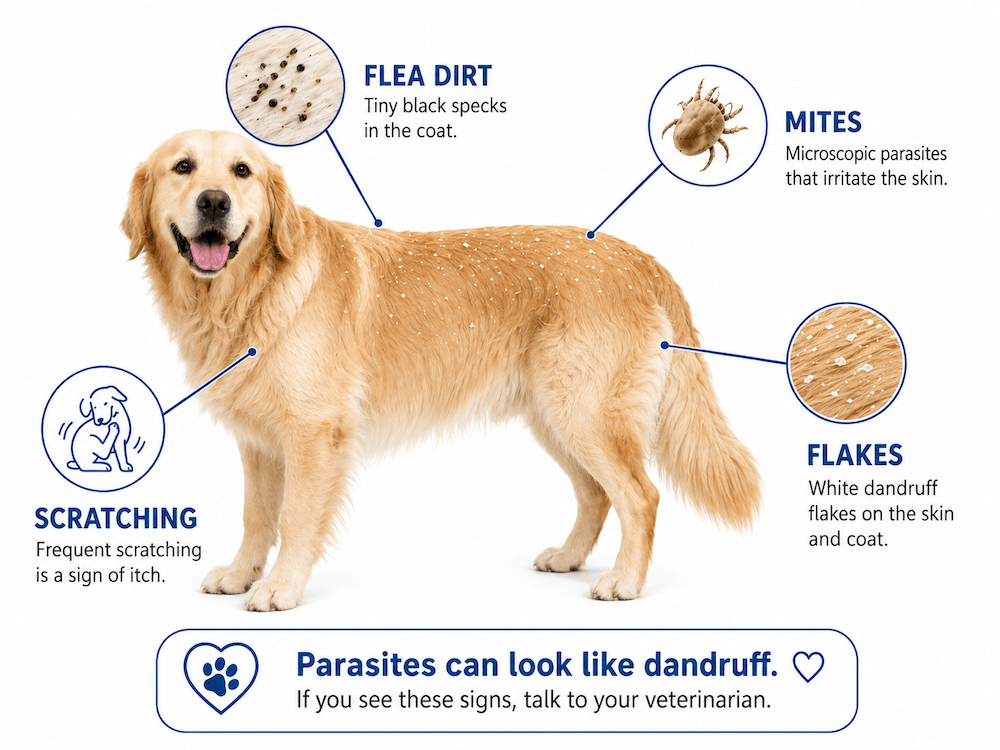 Flea, mite, and flake identification guide