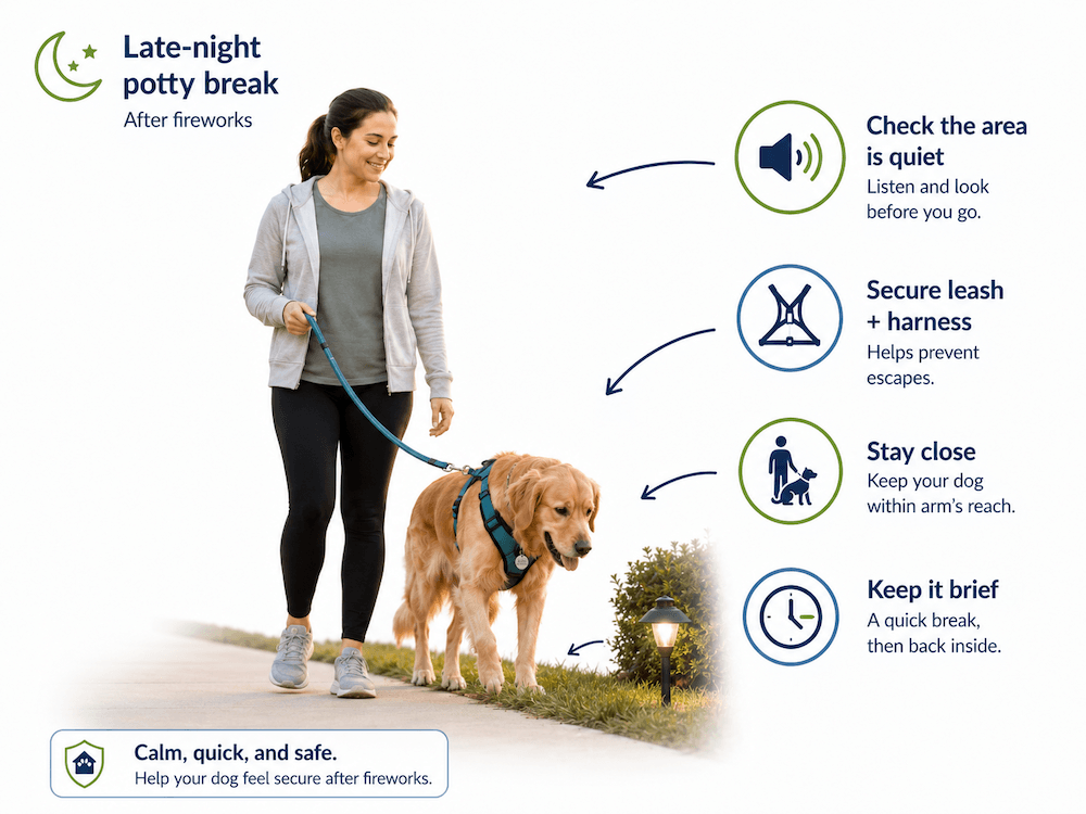Late-night potty break safety tips