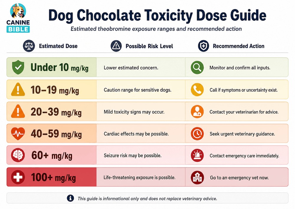 Dog chocolate toxicity guide