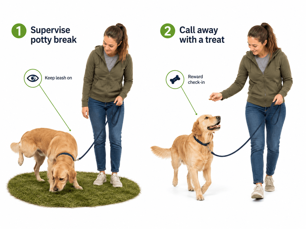 Potty training steps for your dog Potty training steps for your dog