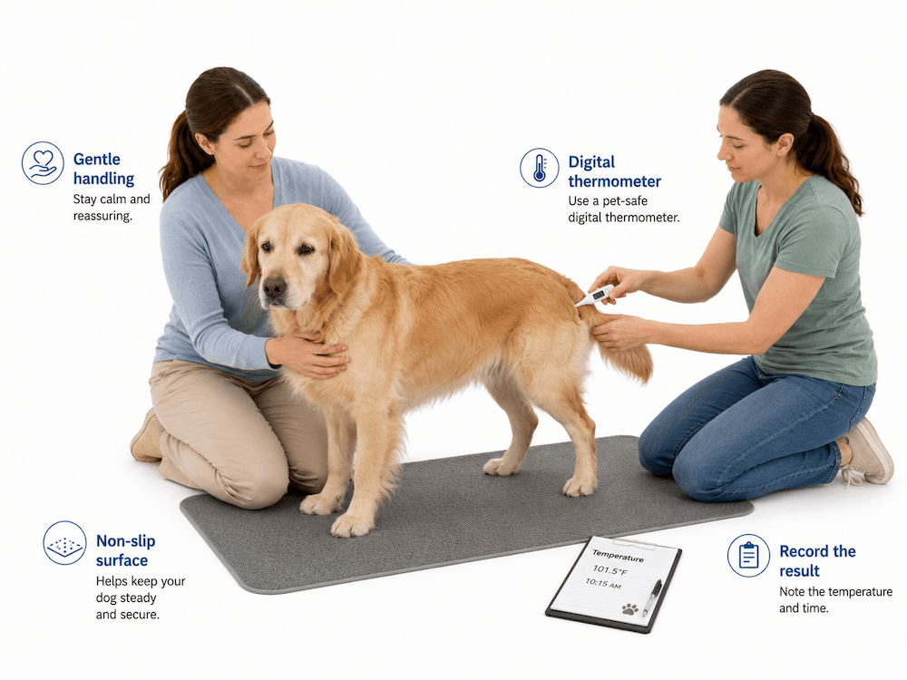 Dog health check- temperature tips