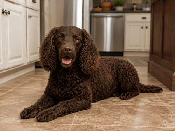 American Water Spaniel kitchen