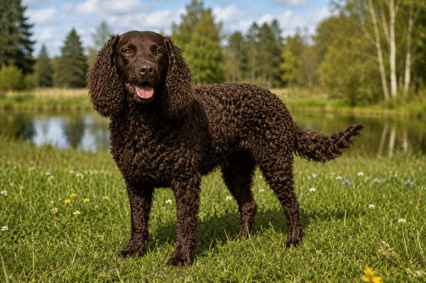 American Water Spaniel lake