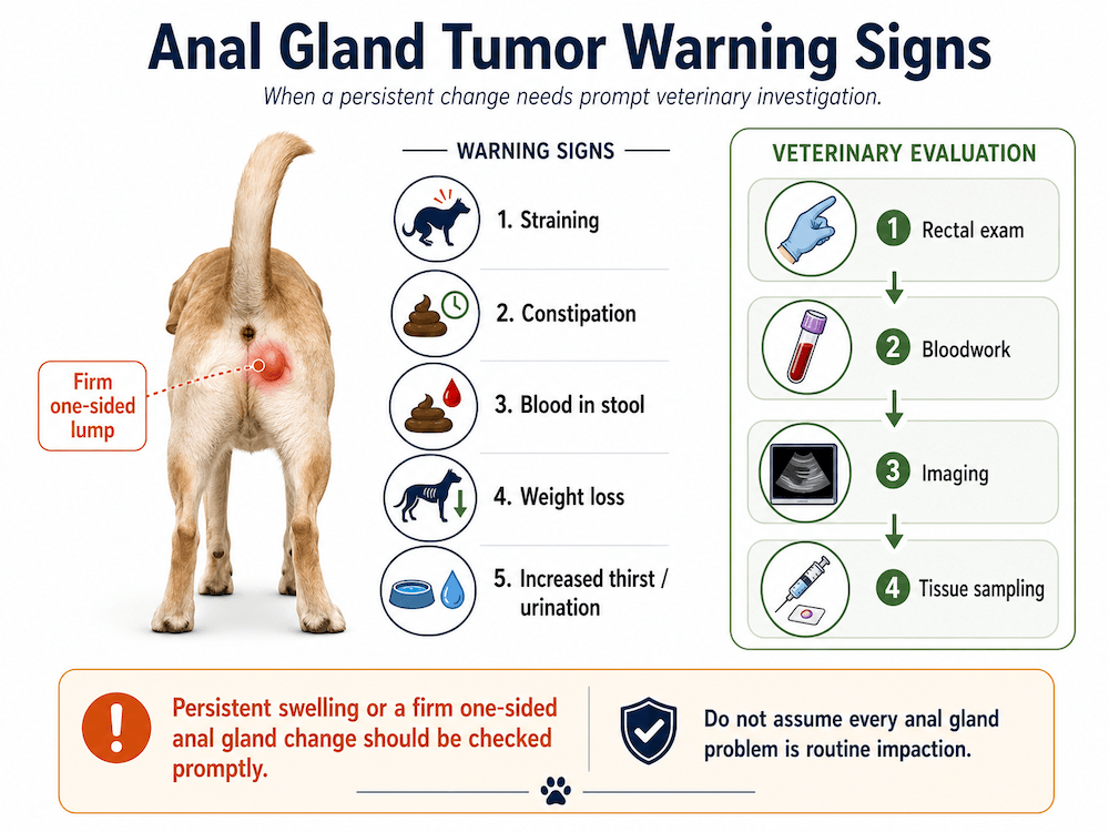 Anal gland tumor warning guide