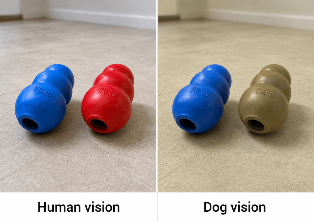 Blue Toy vs Red Toy