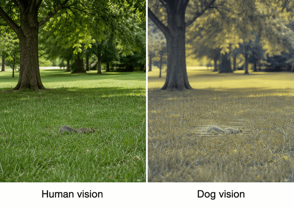 Dog Spotting Movement in Grass